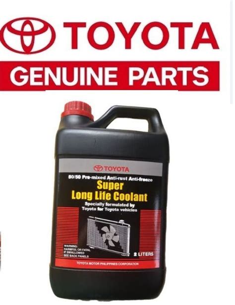 Genuine TOYOTA SUPER LONG LIFE COOLANT 2 LITERS PINK 50 50 Lazada PH