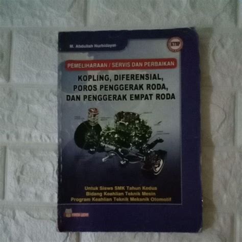 Jual Buku Pemeliharaanservis Dan Perbaikan Kopling Diferensial Poros