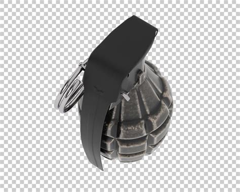 Premium Psd Hand Grenade Isolated On Transparent Background 3d