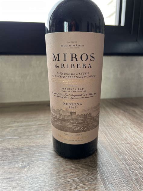 Bodegas Pe Afiel Ribera Del Duero Miros De Ribera Reserva Spain