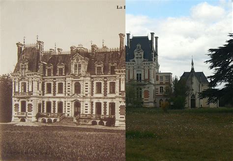 La Bruère sur Loir Château de la Maison Rouge Vroeger en Vandaag