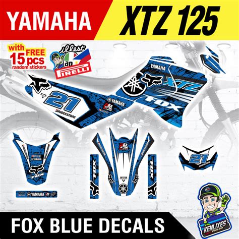 Yamaha Xtz 125 Full Decals Sticker Body Lazada Ph