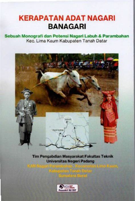 Pdf Kerapatan Adat Nagari Banagari