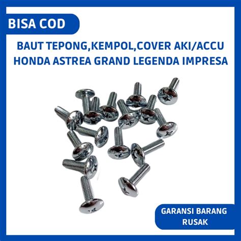 Jual BAUT COVER TEPONG KEMPOL BOX AKI ACCU HONDA ASTREA GRAND BULUS