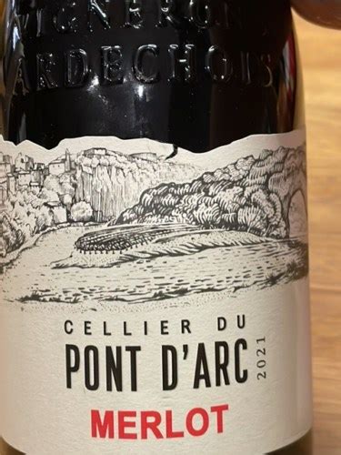 Les Chais Du Pont D Arc Cellier Du Pont D Arc Merlot Vivino Brasil