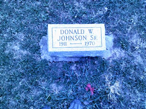 Donald William Johnson Sr Find A Grave Memorial