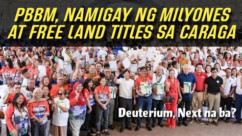 PBBM Tatapusin Ang Inumpisahan Ni FEM Sa Caraga DEUTERIUM Ieexplore