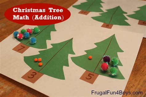 Christmas Tree Math Frugal Fun For Boys And Girls