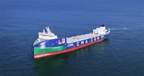 Cma Cgm Takes Delivery Of Novel Lng Fueled Feeder Ship