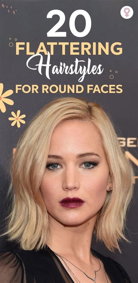 40 Amazing Hairstyles For Round Faces That Look Flattering Short Hair