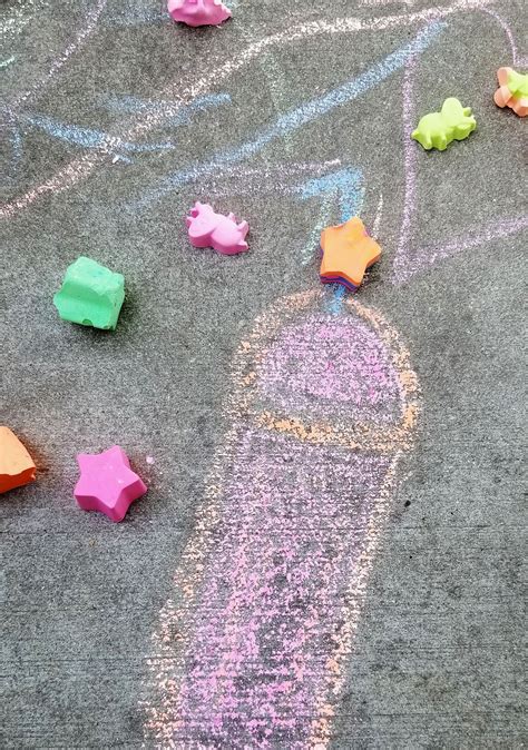 Diy Shaped Sidewalk Chalk Pop Shop America