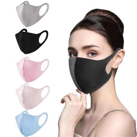 Buy 5 10pcs Cycling Anti Dust Polyester Mouth Face Mask Respirator Men Women At Affordable