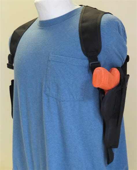 Vertical Shoulder Holster For Glock 17 22 And 31 With Double Magazine Pouch Holsters