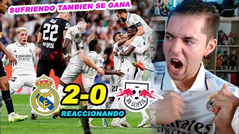 Reacciones De Un Hincha Real Madrid Leipzig El Halcon Nos Hace