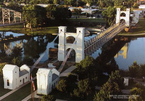 Texas Over Time: The Waco Suspension Bridge at 150 Years, 1870-2020 ...