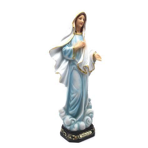 Imagem Nossa Senhora Rainha Da Paz Resina 33 Cm