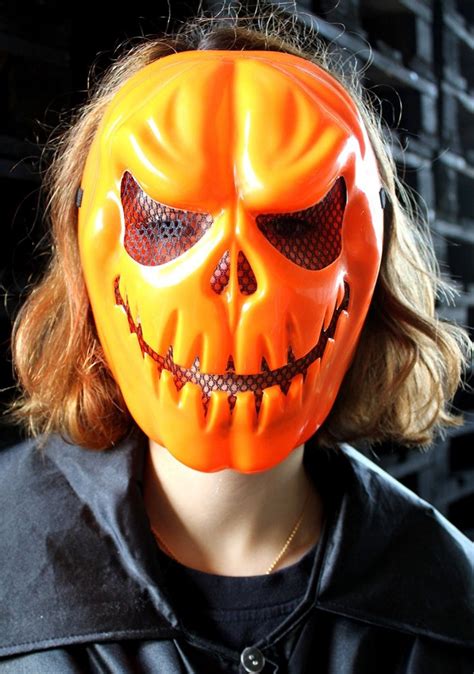 Halloween Maske K Rbis Halloween Karneval Mottoparty Totenkopf