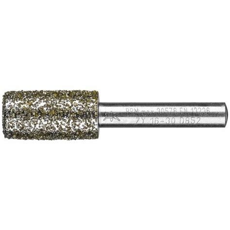 Diamant Schleifstift Zyl Ø16 0mm SchaftØ8 mm D852 sehr grob zum