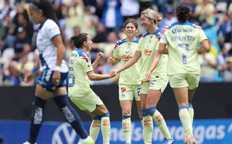 América Femenil aplasta de visita al Puebla Femenil en la jornada 15