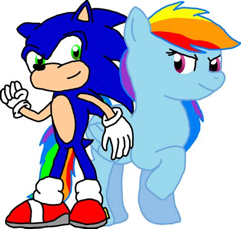 Sonic and Rainbow Dash - Read desc. by SonicFFVII on DeviantArt