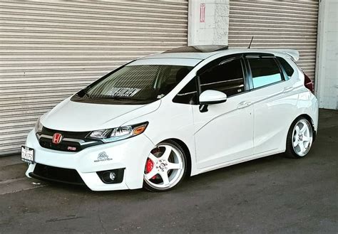 White Honda Jazz On Mugen Full Body Kit Artofit