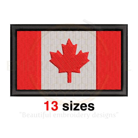 Canadian Flag Embroidery Design Embroideryhive