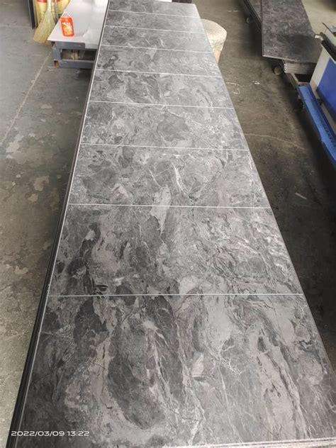 600mm Width Cutline Tile Effect Marble Pvc Shower Bathroom Wall Cladding Panel China Pvc Wall