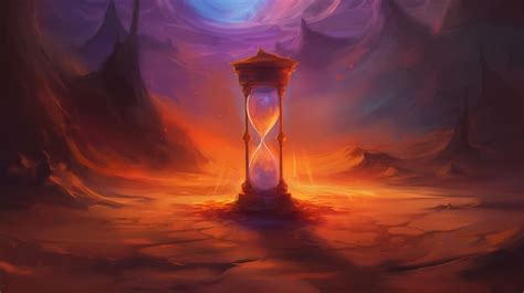 Premium AI Image | Relaxed sand of time in the hourglass concept art