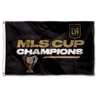 LAFC MLS Cup Champions 2022 Flag - State Street Products