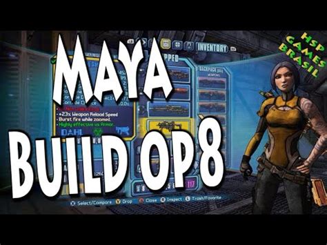 Maya Build Op The Bee Sand Hawk Borderlands Youtube