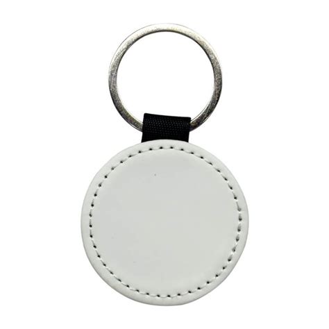 PU Keyring Round Blue Glitter Titan Jet Africa