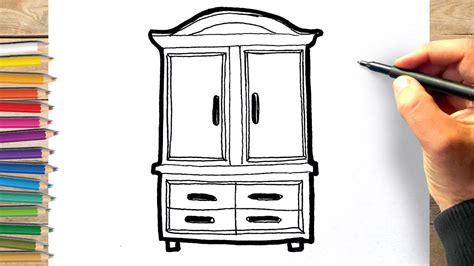 Comment Dessiner Une Armoire Facile Easy Drawings Dibujos Faciles