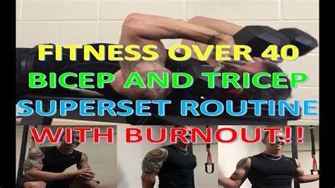 Bicep And Tricep Superset Workout Burnout Round Extra Youtube