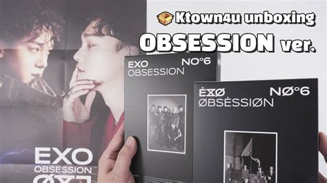 Unboxing EXO OBSESSION the 6th album OBSESSION version 엑소 언박싱 Kpop