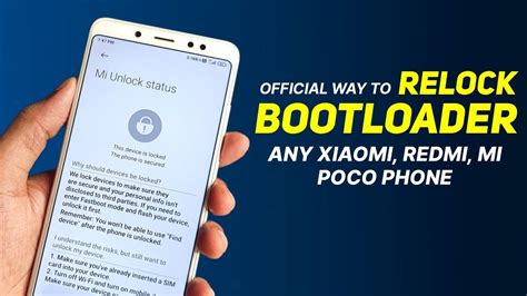 Relock Bootloader On Any Xiaomi Redmi Mi Or Poco Phone Official Way