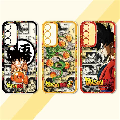 Dbz Funda De Tel Fono Transparente De Dragon Ball Para Samsung Galaxy