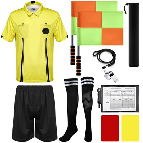 Buy Hicarer 6 Pcs Football Soccer Referee Package Kit Men Referee