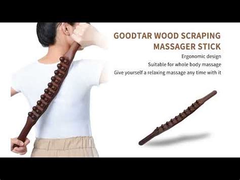 Guasha Wood Stick Tools Wooden Therapy Scraping Lymphatic Drainage