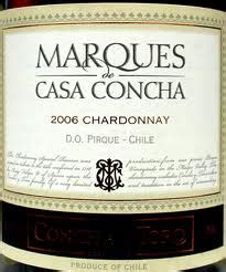 2020 Concha Y Toro Chardonnay Marques De Casa Concha Limari Valley