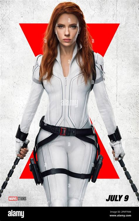 Poster Scarlett Johansson Black Widow 2021 Credit Disney