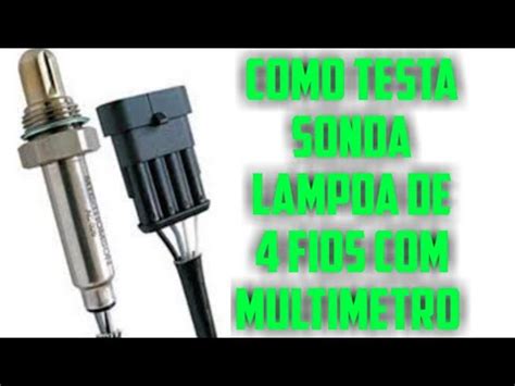 Como Fazer O Teste Na Sonda Lambda De Pinos O Multimetro Como