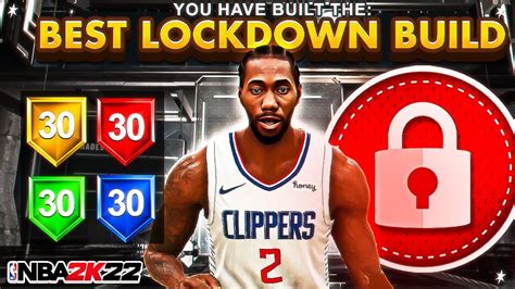 NEW BEST PERIMETER LOCKDOWN BUILD IN NBA 2K22 BEST BADGES THE BEST