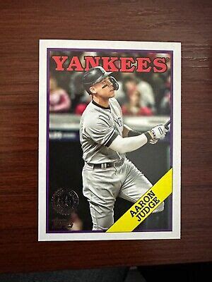 Topps Update Aaron Judge Th Anniversary Us New York