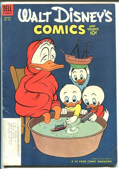 Walt Disney S Comics And Stories 160 1954 Mickey Donald Carl Barks Vg