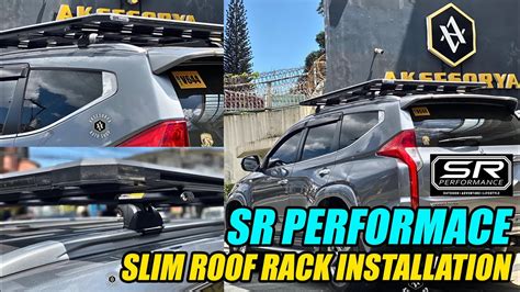 Montero Sports Sr Slim Roof Rack And Otorack Crossbar Installation