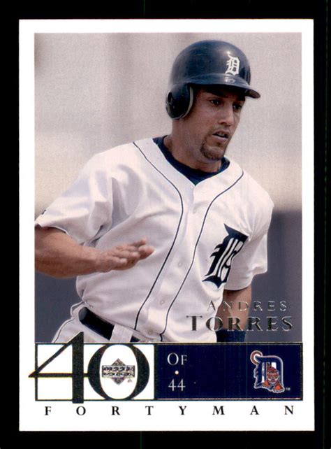 Upper Deck Man Andres Torres For Sale Online Ebay