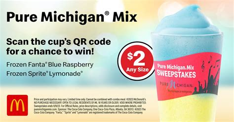 McDonald’s new slushy inspired by Michigan’s sandy beaches, blue waters ...