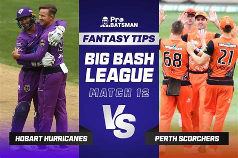 BBL 2021 22 HUR Vs SCO Dream11 Prediction With Stats Pitch Report