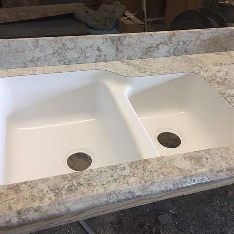 Undermount Sink In A Formica Countertop Most Shops Wont Touch Them We Do Them All The Time