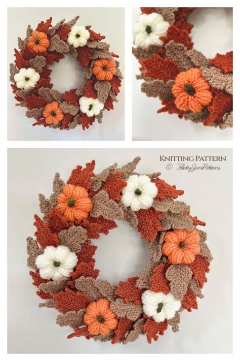 Christmas Wreath Free Knitting Patterns And Paid Knitting Pattern